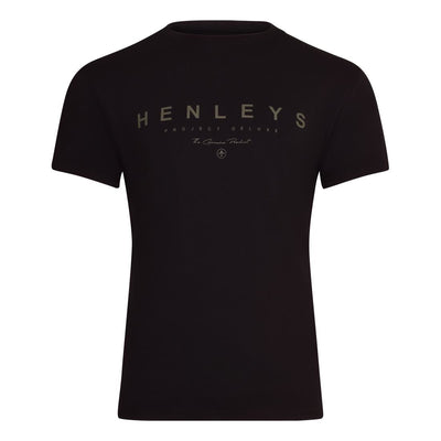 Henleys 3 Pack Mens Original Classic Tee Crew Neck T Shirt Classic Logo Men's Multipack Tees