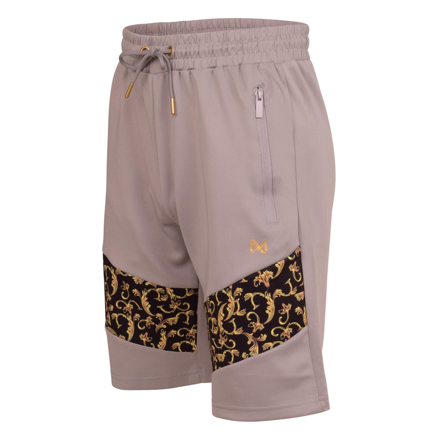 Mens Designer Inspired T Shirt + Short Set 2pc Summer Tracksuit Zip Pockets Soft Polyester Sportswear. Easy Dry Fabric
