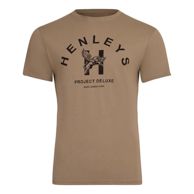 Henleys 3 Pack Mens Original Classic Tee Crew Neck T Shirt Classic Logo Men's Multipack Tees