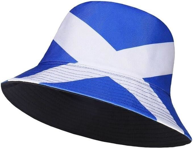 Scotland Bucket Hat Scottish Tartan Army Ecosse Mens Football Sun Hat Euro 2024 Scot Supporters Rugby Tennis National Flag Fisherman Hat