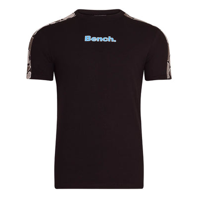 Bench Original Mens Crew Neck Shirt Sleeve T Shirt Casual Camo Camouflage Designer Logo Round Neck Tee Classic Fit