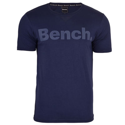 Bench Mens Shorts Sleeve Logo Crew Neck Cotton T Shirt Tee Top